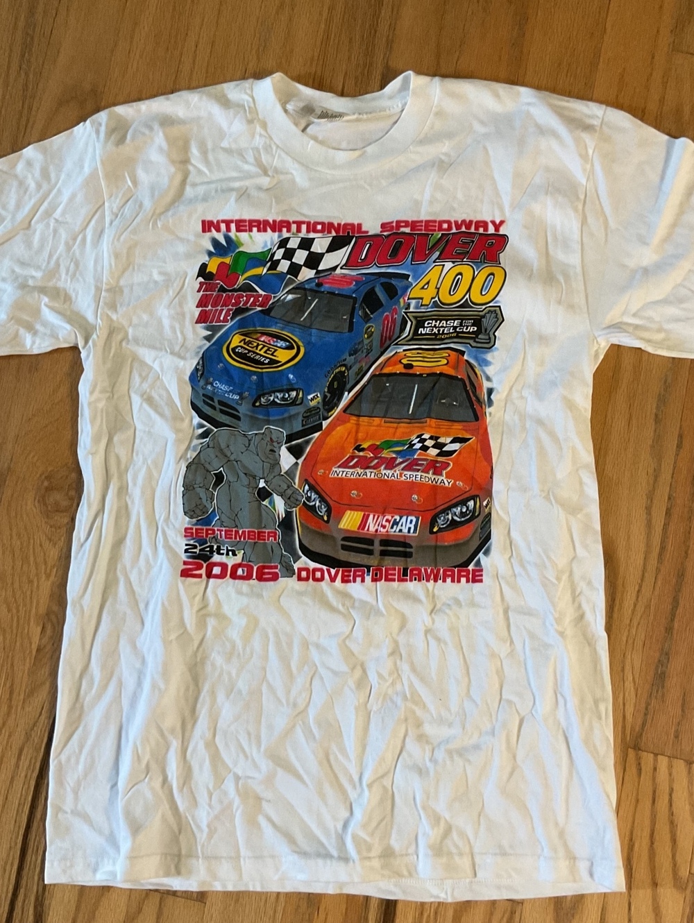 Vintage 2006 NASCAR Dover 400 T Shirt XL Monster Mile Chase For Nextel Cup